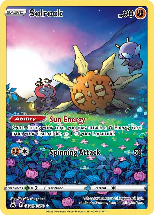 Solrock - GG15/GG70 - Crown Zenith - Full Art