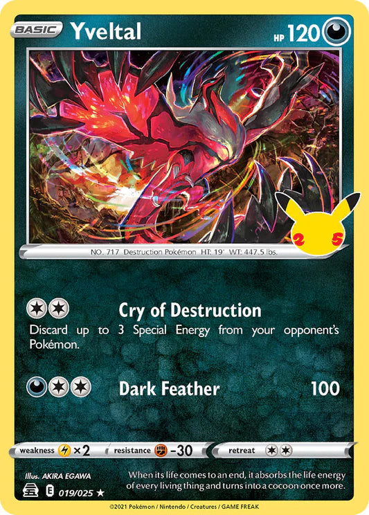 Yveltal - Celebrations - 019/025